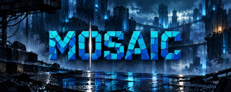 MOSAIC key art: the city of MOSAIC.